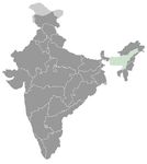 Inde • |0350/0650| • dynastie Varman: carte